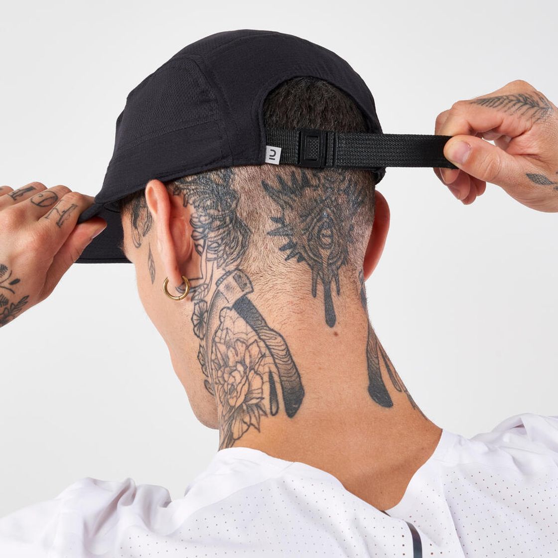 데카트론 러닝 5패널 캡 모자 스모크 블랙(DECATHLON Running 5-Panel Cap Smoked Black) - 5