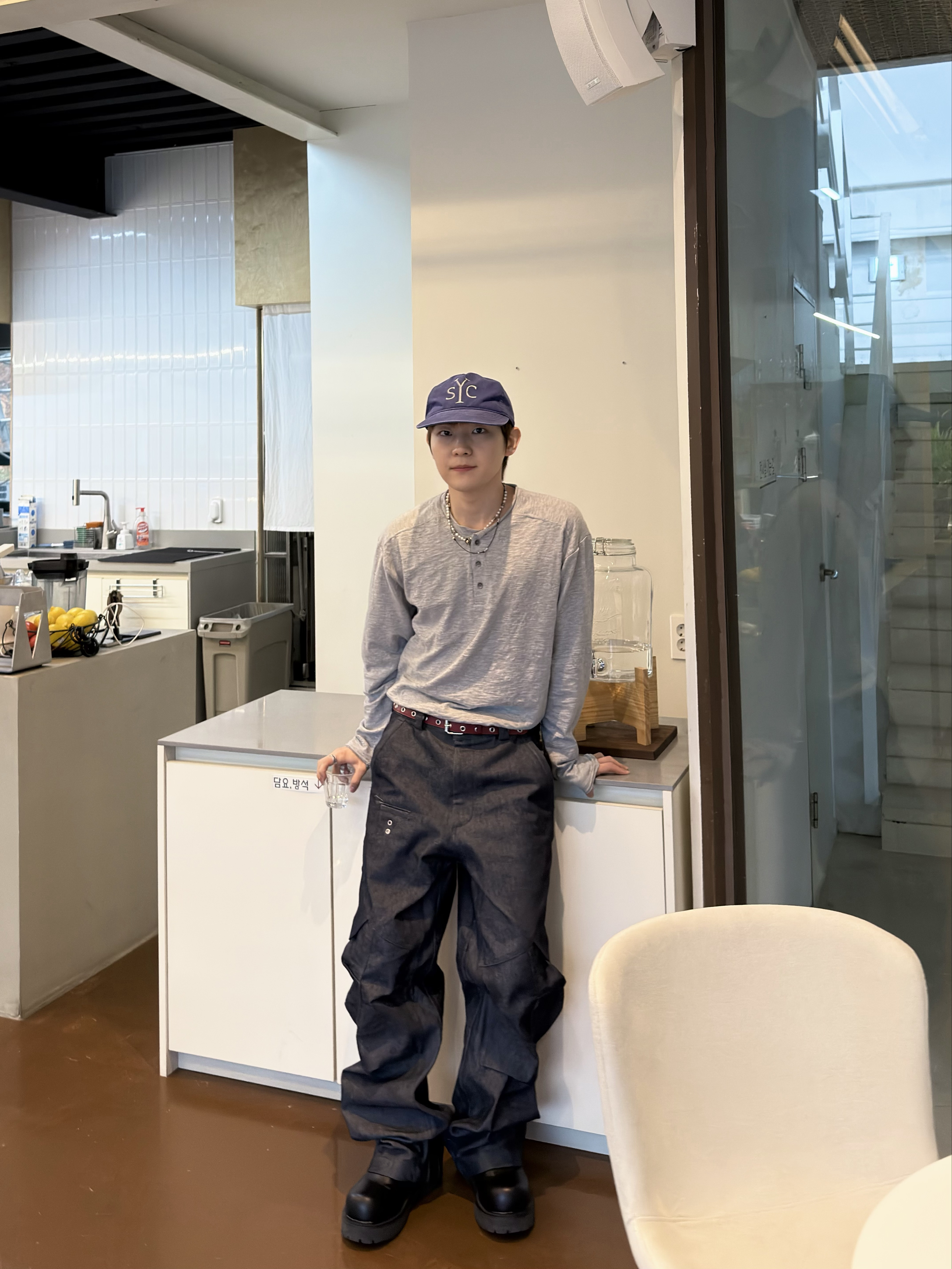 IGNOTA Core:14 Shell Cargo Pants Indigo, LOSTGARDEN Phantom 착용 스타일 - 3