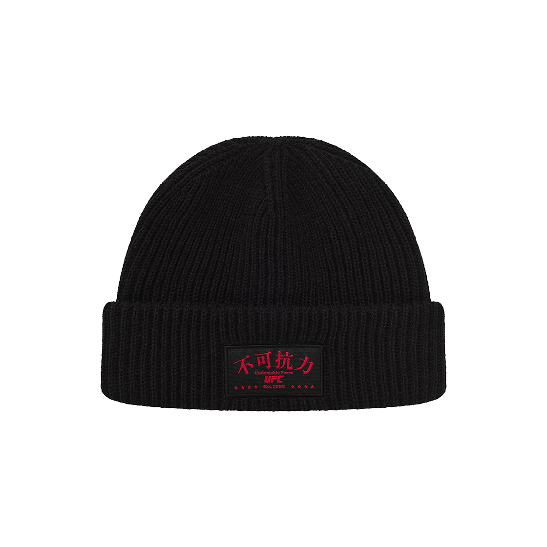 U2HWW3365BK UFC SPORT Undeniable Force Middle Beanie Black