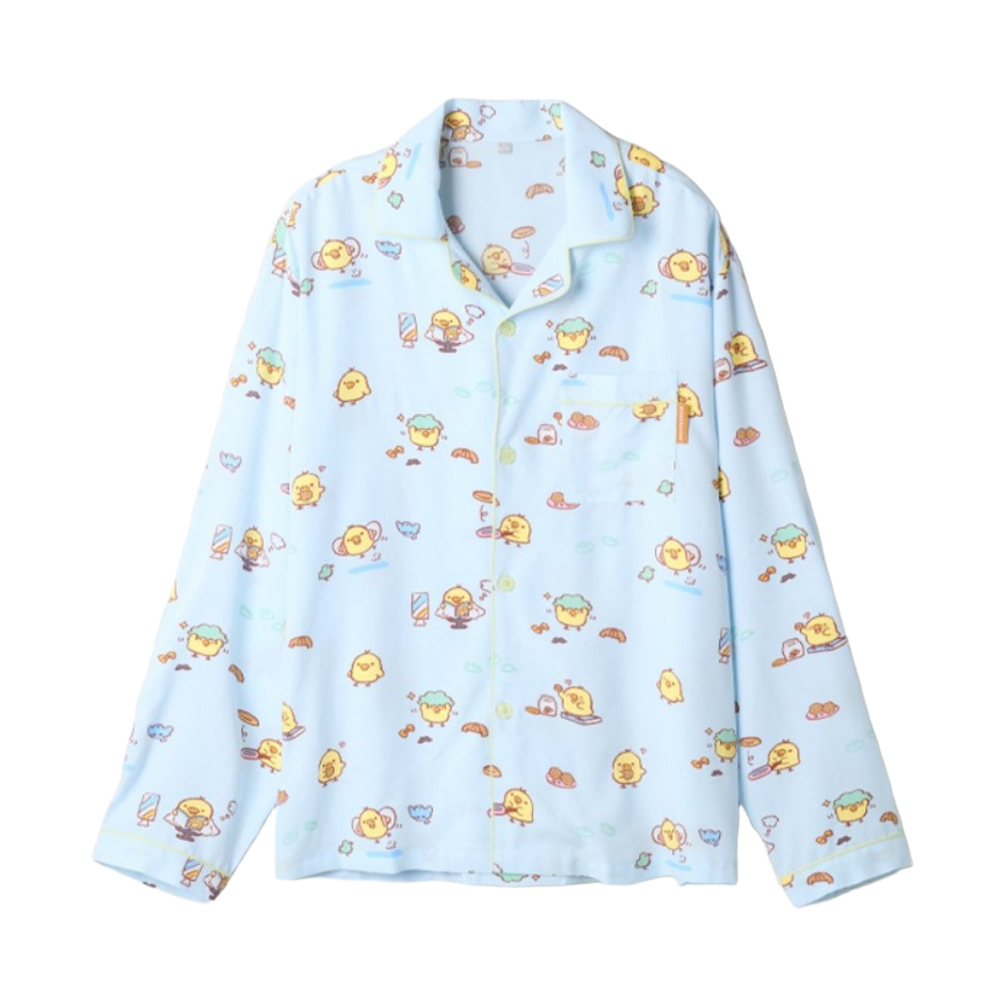 스파오 x 리락쿠마 쿠마들의 자유시간 롱슬리브 파자마 라이트 블루(Spao x Rilakkuma Kuma’s Free Time Long Sleeve Pajama Light Blue) - 2