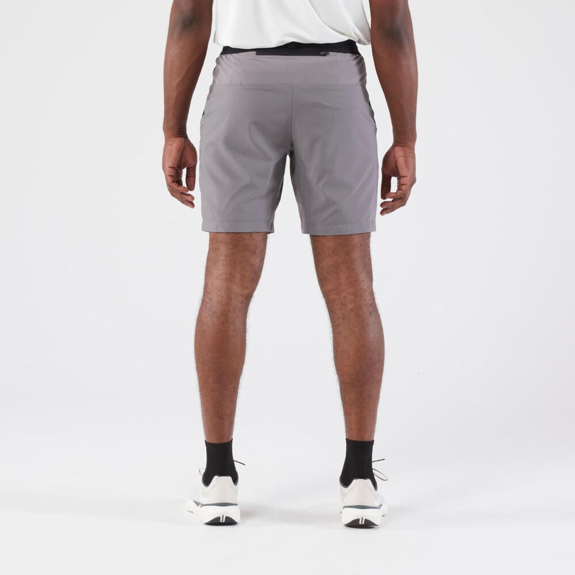 데카트론 남성 8인치 러닝 경량 쇼츠 런 드라이 플러스 500 그래니트 그레이(DECATHLON Men's 8" Running Lightweight Shorts Run Dry Plus 500 Granite Grey) - 2