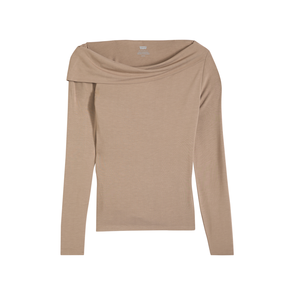 리바이스 클라라 오프숄더 롱슬리브 탑 베이지(Levi's Clara Off Shoulder Long-Sleeve Top Beige) - 1