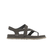 (W) UGG Goldengaze Toe Post Sandal Dense Smoke