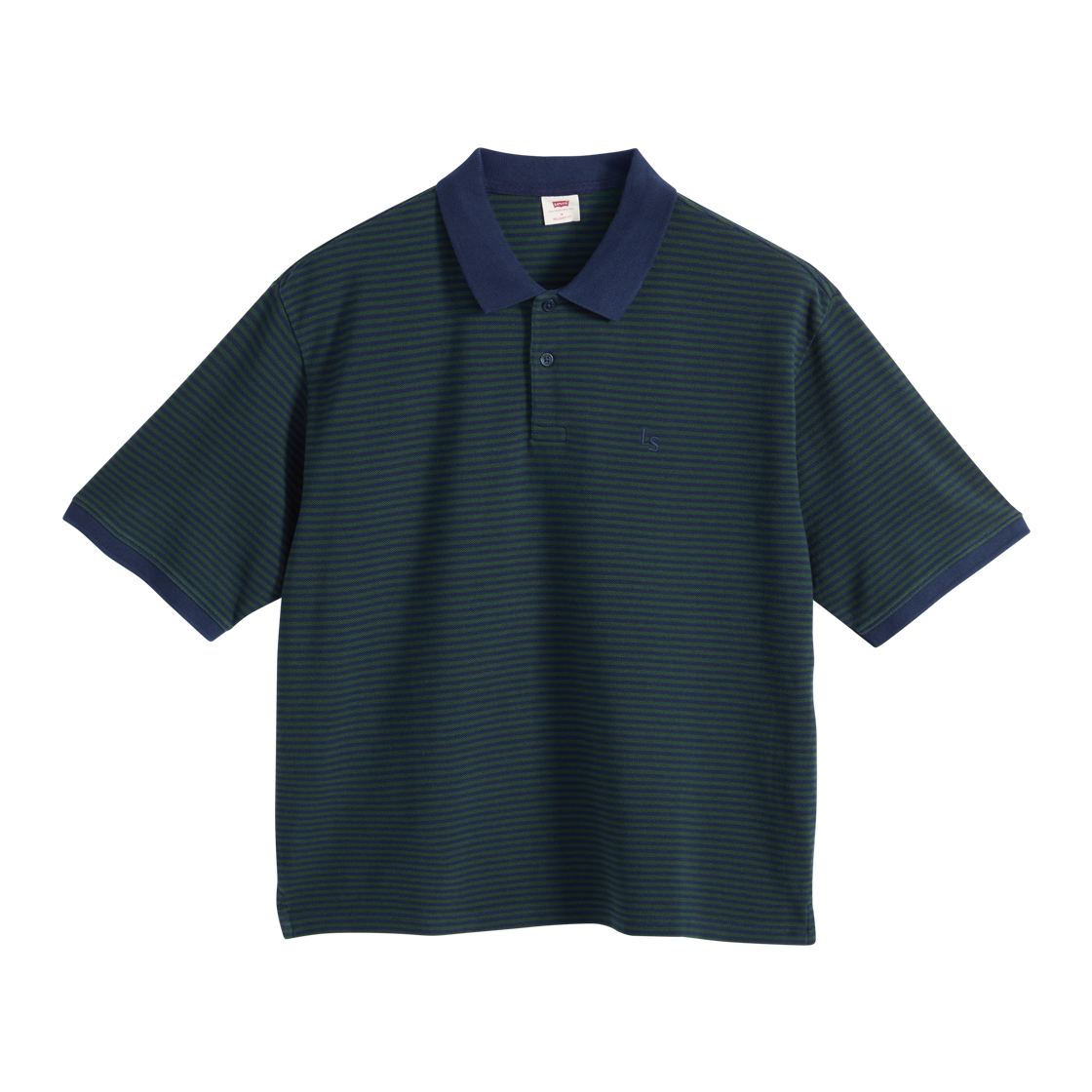 리바이스 핀 박시 폴로 그린(Levi's Finn Boxy Polo Green) - 1
