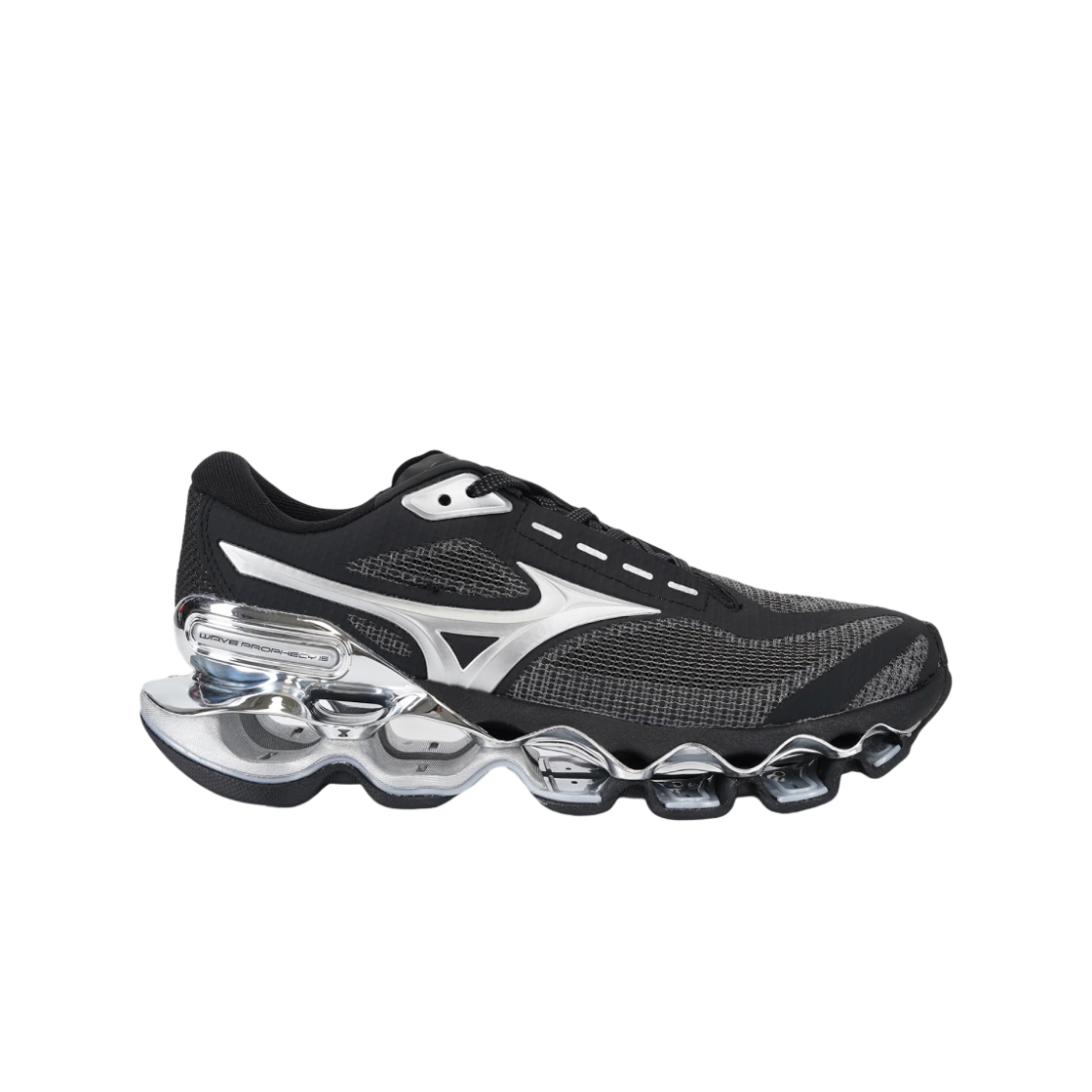 J1GC265035 Mizuno Wave Prophecy 15 Black Galaxy Silver
