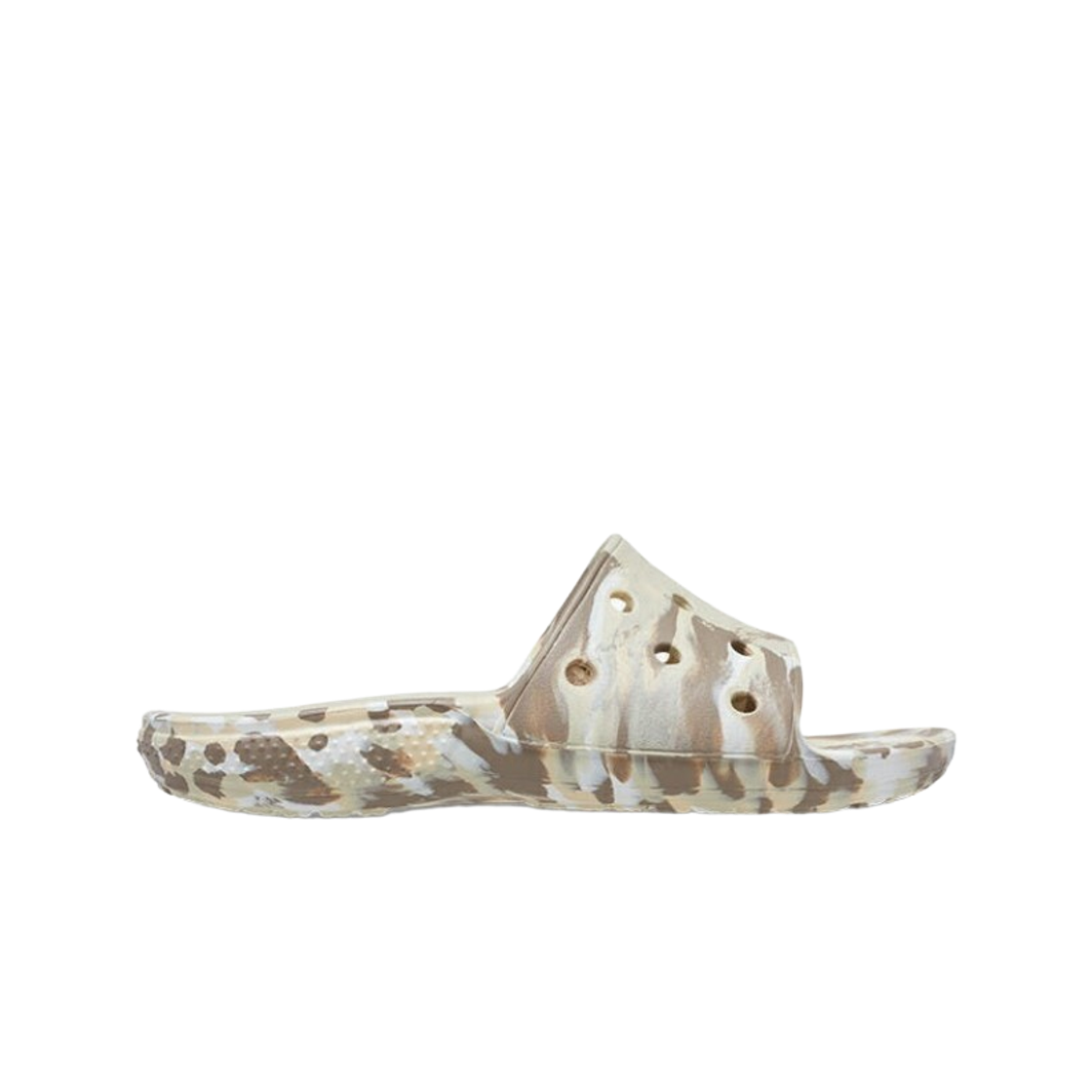 크록스 클래식 마블드 슬라이드 본 멀티(Crocs Classic Marbled Slide Bone Multi) - 1