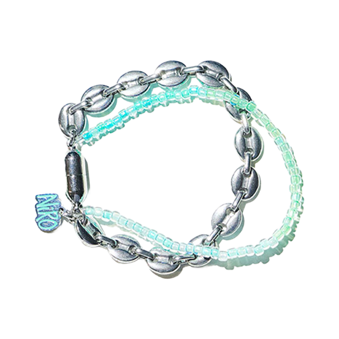 니로 세렌디피티 에잇 체인 비즈 브레이슬릿 #70 민트(NiRO.SERENDiPiTY Eight Chain Beads Bracelet #70 Mint)