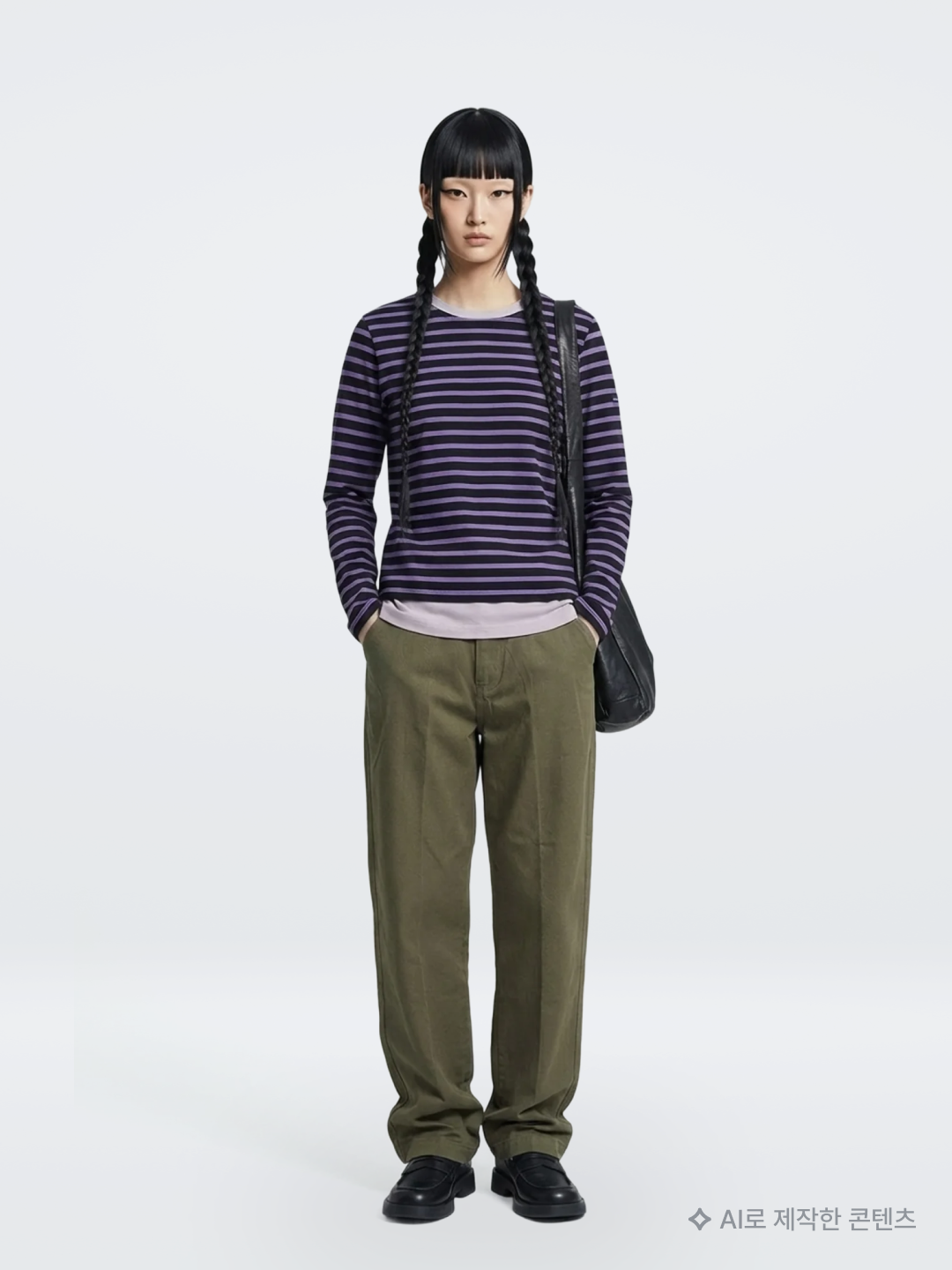 (W) Pleats Please Issey Miyake Mist July Top Dark Blue, sayuu Wool Lounge Maxi Skirt Brown 착용 스타일 - 9