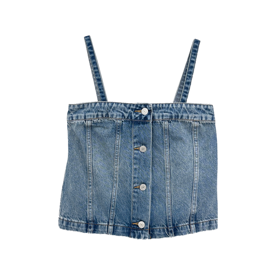 리바이스 2WAY 데님 뷔스티에 미디엄 인디고(Levi's 2-Way Denim Bustier Midium Indigo) - 1