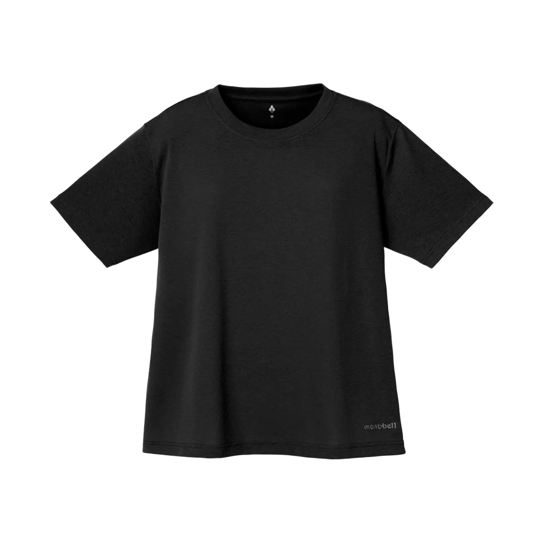 1114684 (W) Montbell Wickron Relax T-Shirt Black