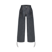 MJD Low-Rise Dual Zip Denim Indigo