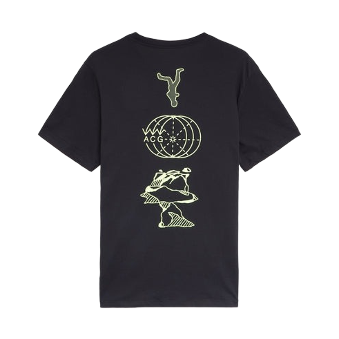나이키 ACG 드라이핏 티셔츠 블랙 볼트 아이스 - 아시아(Nike ACG Dri-Fit T-Shirt Black Volt Ice - Asia) - 2