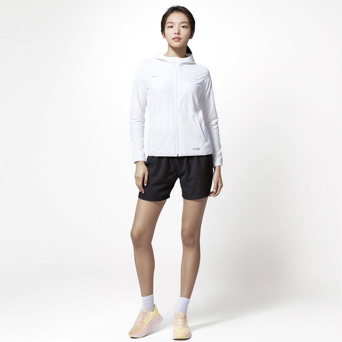 데카트론 여성 러닝 윈드 재킷 런 100 울트라 화이트(DECATHLON Women's Running Wind Jacket Run 100 Ultra White) - 2