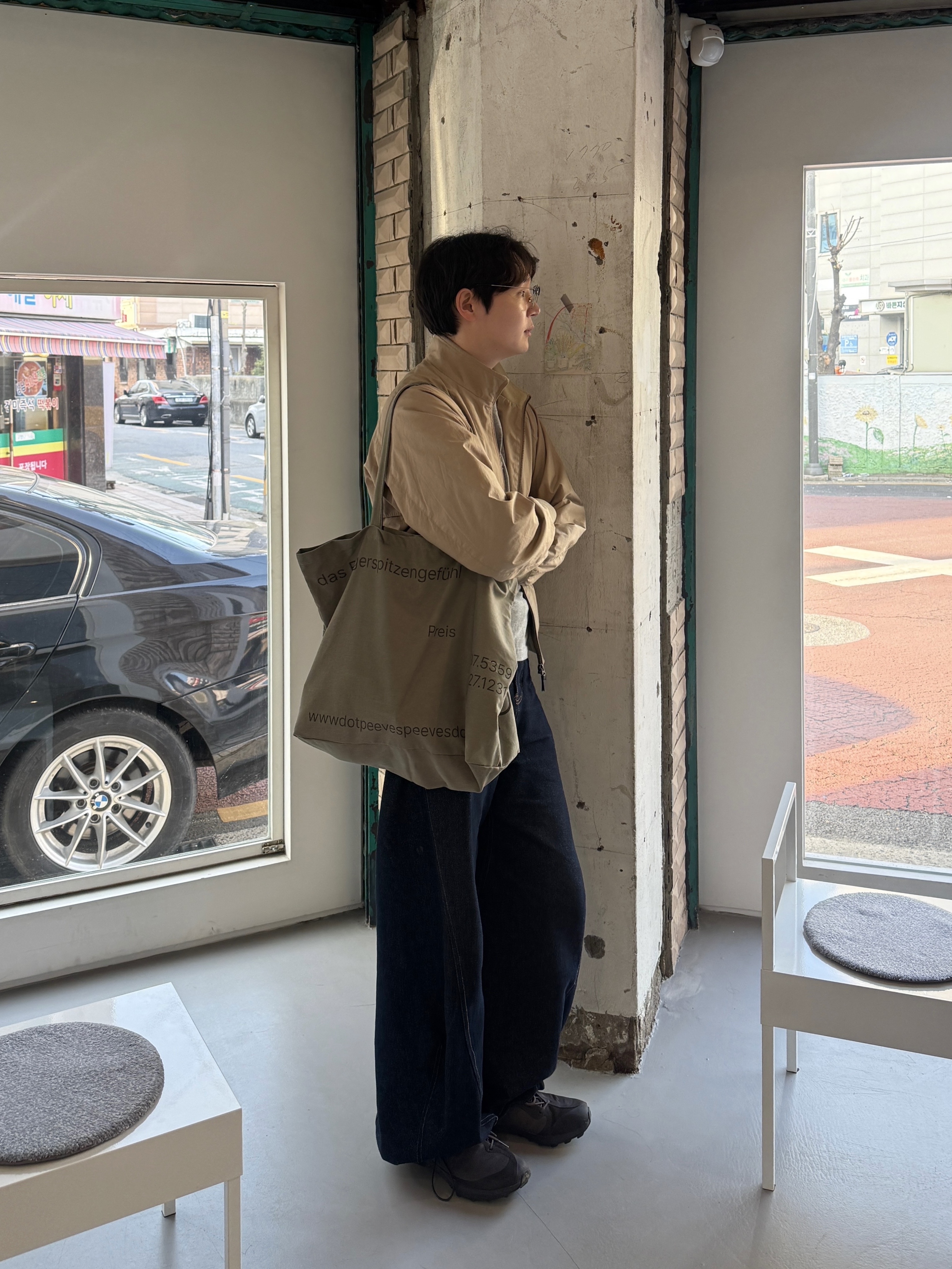 (W) On Running x Post Archive Faction (Paf) Cloudventure Peak Cacao Espresso, Chrome Hearts Silichrome CH Cross Pendant Clear 2025 착용 스타일 - 7