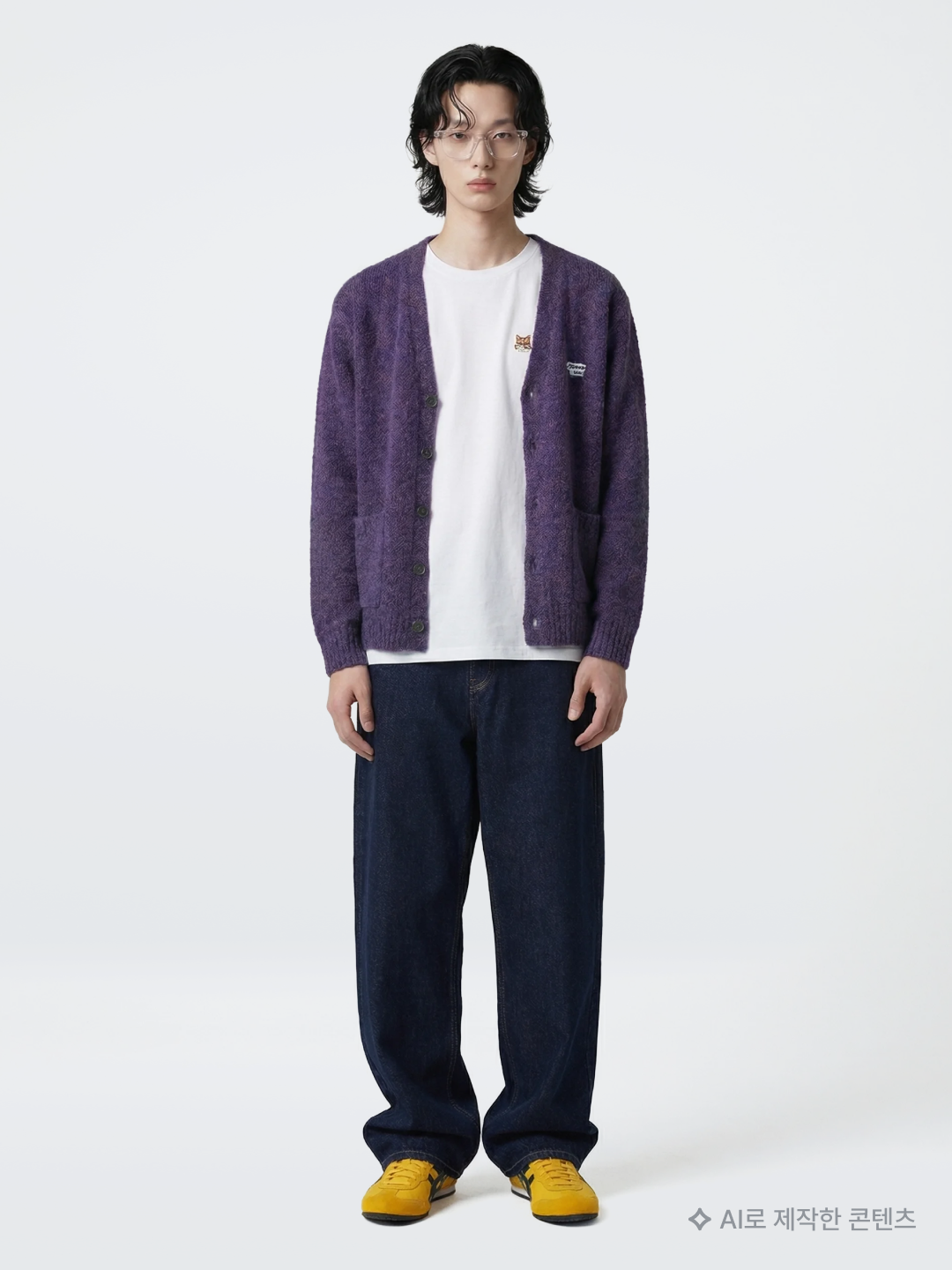 Supreme Box Logo Hooded Sweatshirt Dark Purple - 23FW, Stussy Washed Canvas Big OL' Jean Brown 착용 스타일 - 6