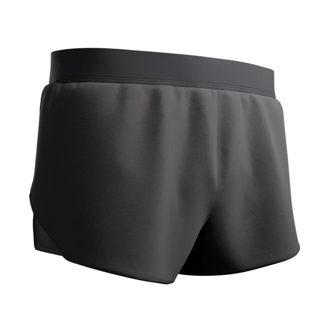 데카트론 남성 3인치 러닝 쇼츠 500 스플릿(브리프 내장) 스모크 블랙(DECATHLON Men's 3" Running Shorts 500 Split (Built-in Briefs) Smoke Black) - 9
