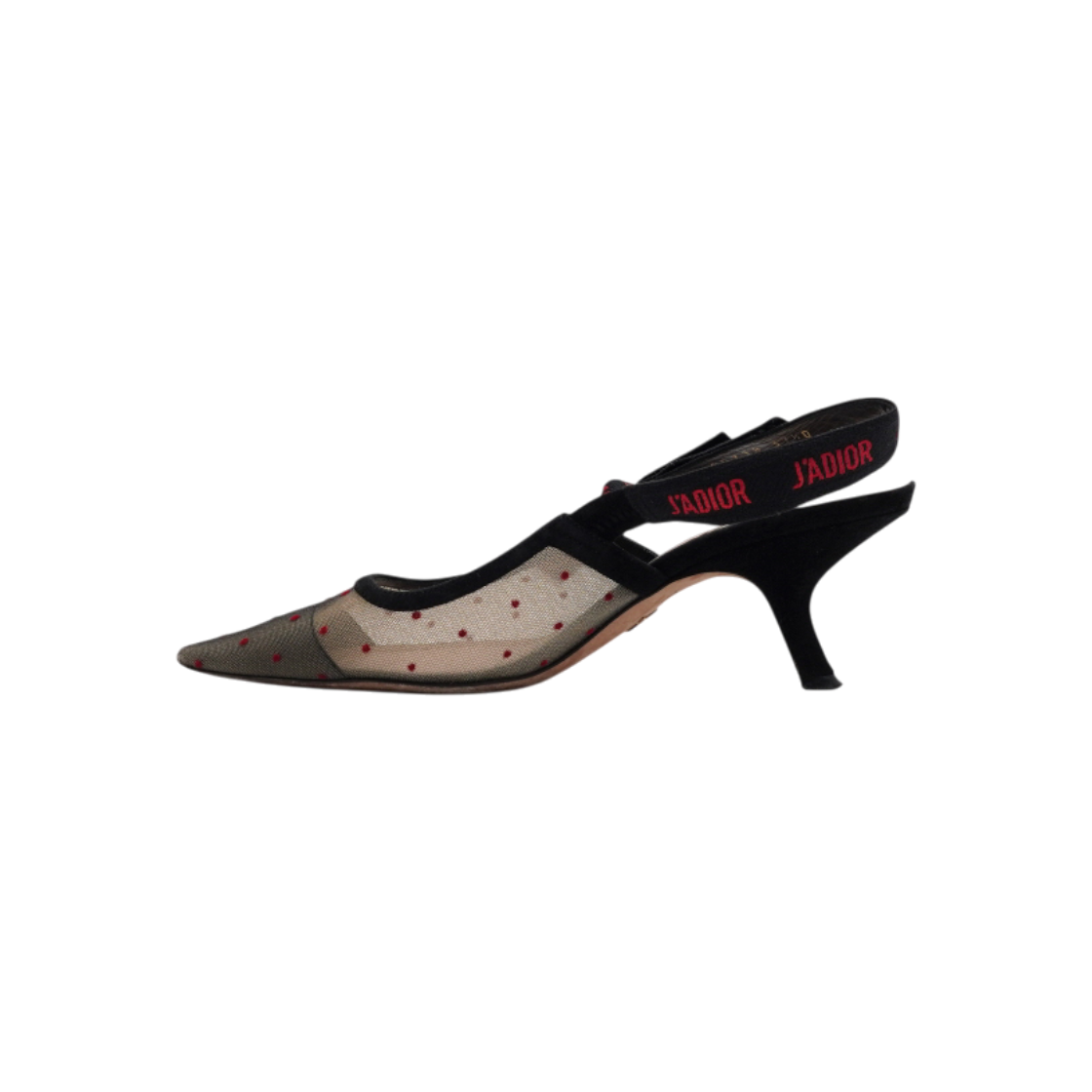 디올 KCP461PTR J’Adior 자디올 레드 도트 슬링백 여성 구두aa62827(Dior J’Adior Red Dot Slingback Heels) - 1