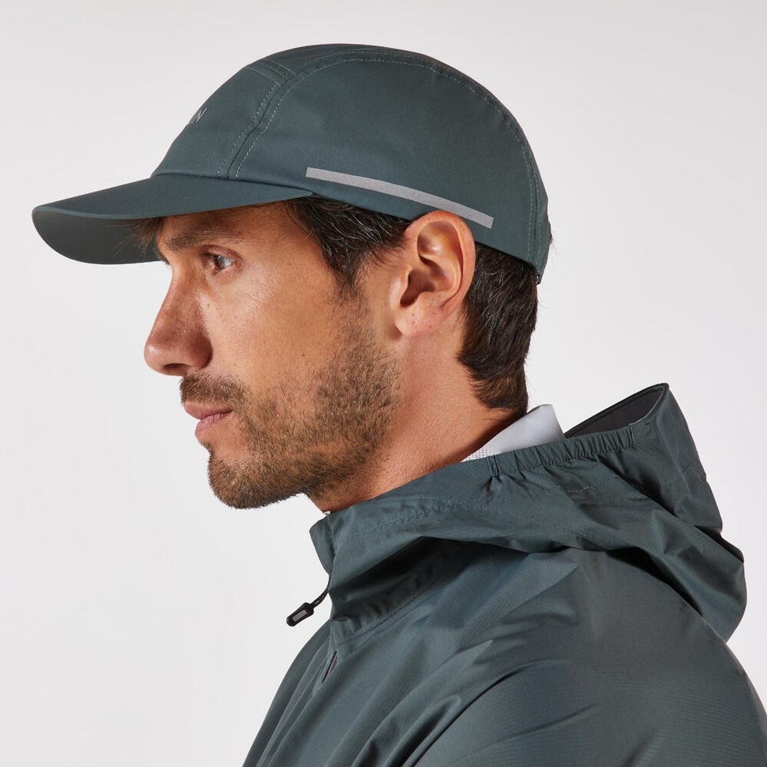 데카트론 러닝 5패널 발수 캡 모자 스모크 그린(DECATHLON Running 5-Panel Water-Repellent Cap Smoked Green) - 2
