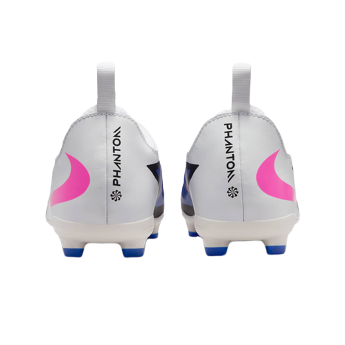 (JR) 나이키 팬텀 6 로우 아카데미 FG/MG 레이서 블루 화이트((JR) Nike Phantom 6 Low Academy FG/MG Racer Blue White) - 3
