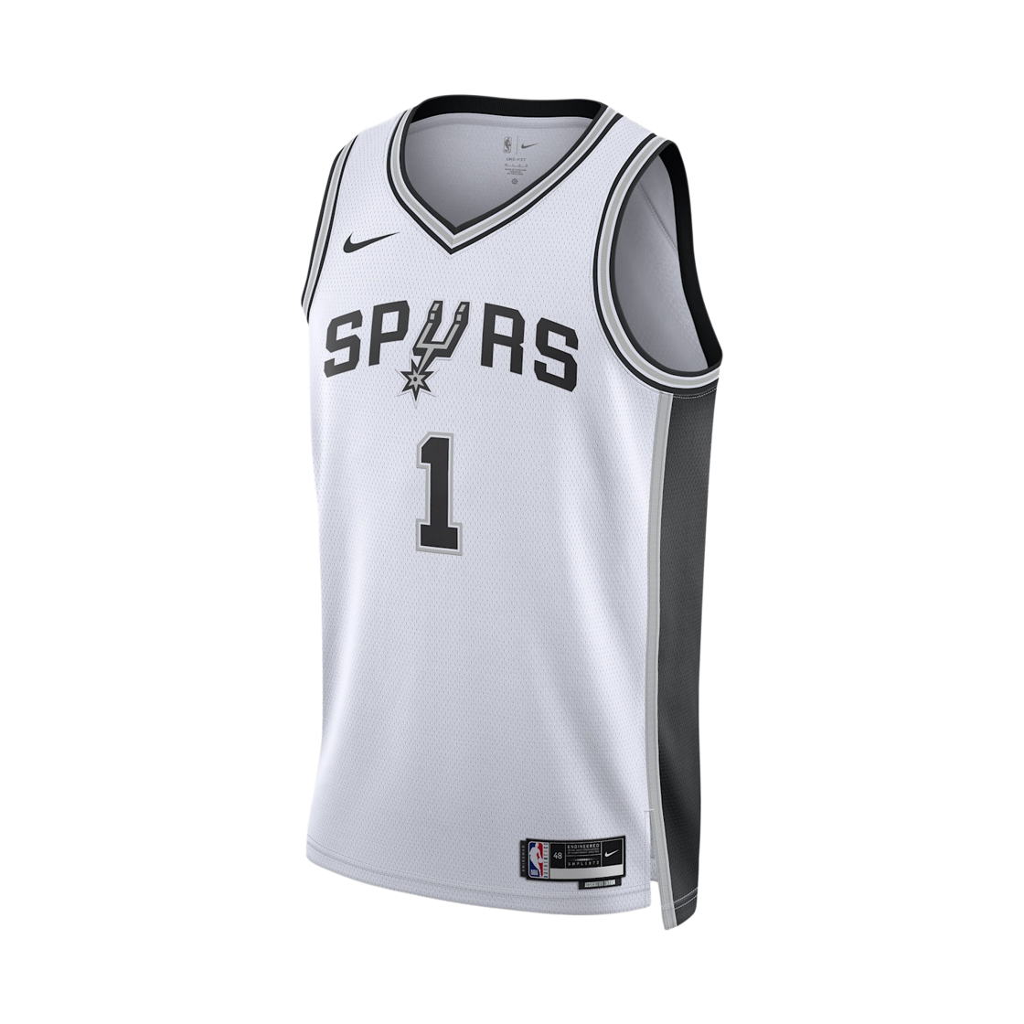 나이키 샌안토니오 스퍼스 어소시에이션 에디션 드라이핏 NBA 스윙맨 저지 화이트 (DN2094-104) (마킹 버전)(Nike San Antonio Spurs Association Edition Dri-Fit NBA Swingman Jersey White (DN2094-104) (Marking Ver.)) - 1