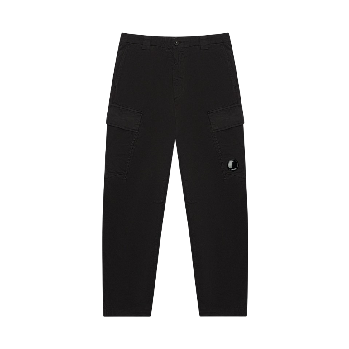C.P. 컴퍼니 스트레치 사틴 카고 팬츠 블랙 - 21FW(C.P. Company Stretch Satin Cargo Pants Black - 21FW) - 1