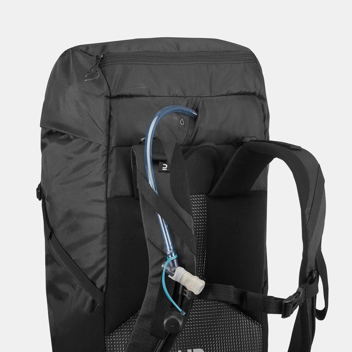 데카트론 등산 백팩 35L MH100 스모크 블랙(DECATHLON Hiking Backpack 35L MH100 Smoked Black) - 9