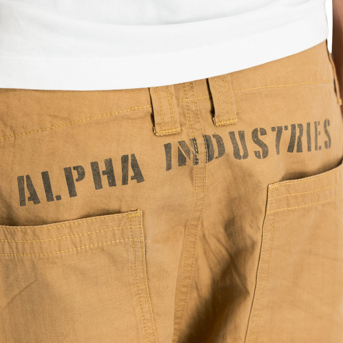 알파 인더스트리 P41 HBT 컴뱃 쇼츠 카키(ALPHA INDUSTRIES P41 Hbt Combat Short Khaki) - 4