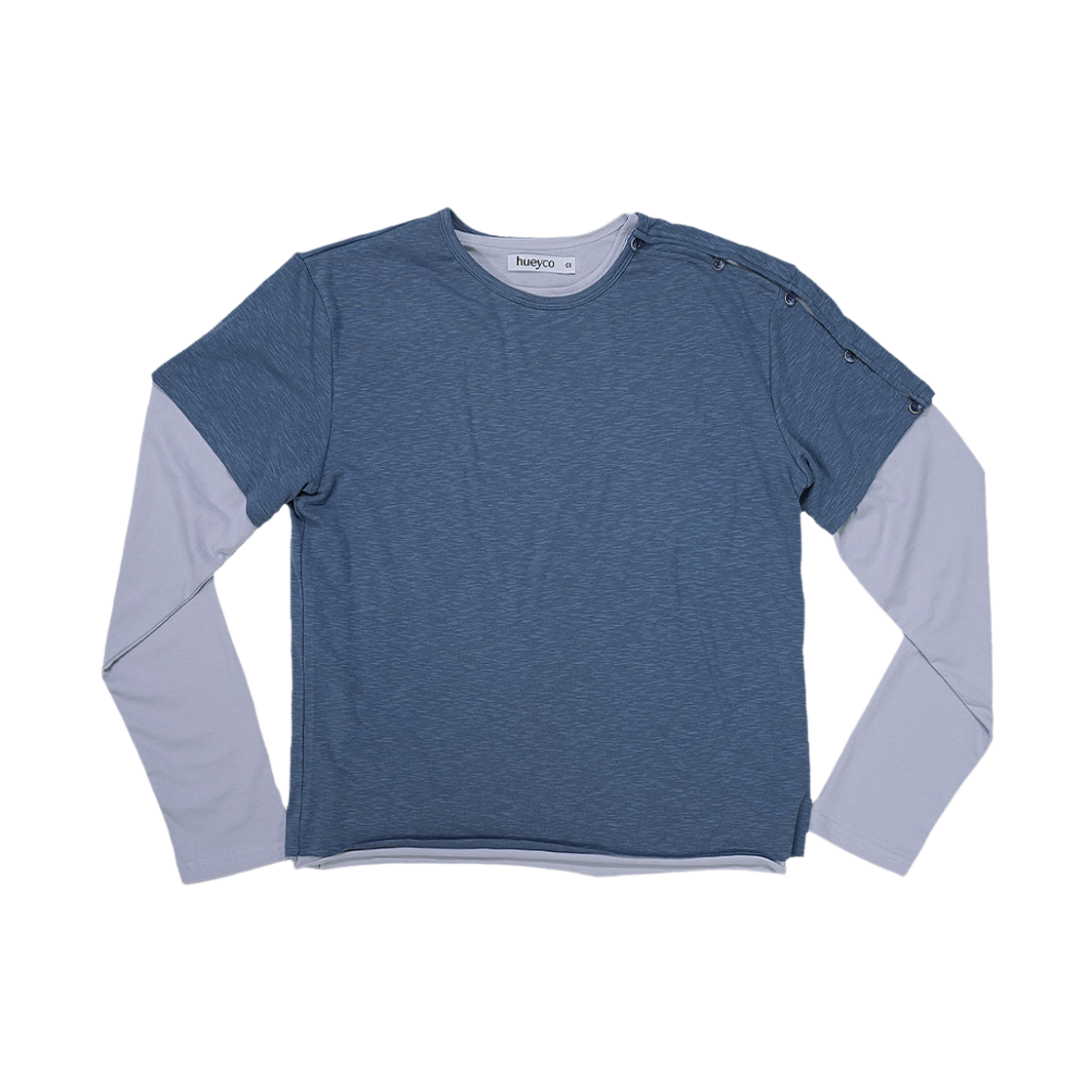 휴이 레이어드 슬리브 블루(Huey Layered Sleeve Blue)