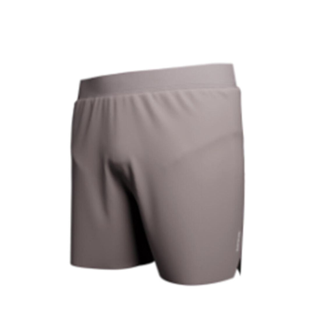 데카트론 남성 6인치 러닝 쇼츠 컴포트 500(브리프 내장) 쿼츠 브라운(DECATHLON Men's 6" Running Shorts Comfort 500 (Built-in Briefs) Quartz Brown) - 2