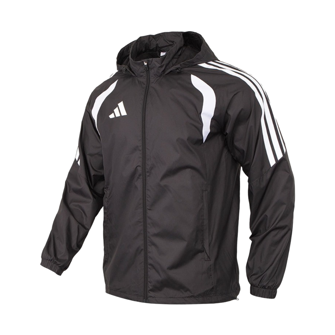 아디다스 티로 26 리그 윈드브레이커 블랙 화이트 - KR 사이즈(Adidas Tiro 26 League Windbreaker Black White - KR Sizing) - 1