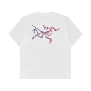 Arc'teryx Kragg Cotton Logo SS T-Shirt White Light Multi