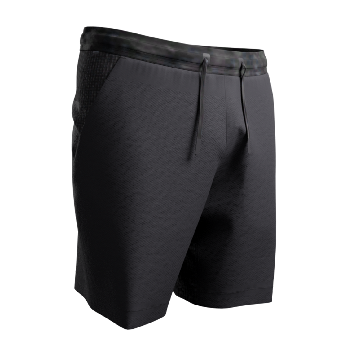 데카트론 남성 8인치 러닝 경량 쇼츠 런 드라이 플러스 500 스모크 블랙(DECATHLON Men's 8" Running Lightweight Shorts Run Dry Plus 500 Smoke Black) - 1