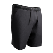DECATHLON Men's 8" Running Lightweight Shorts Run Dry Plus 500 Smoke Black