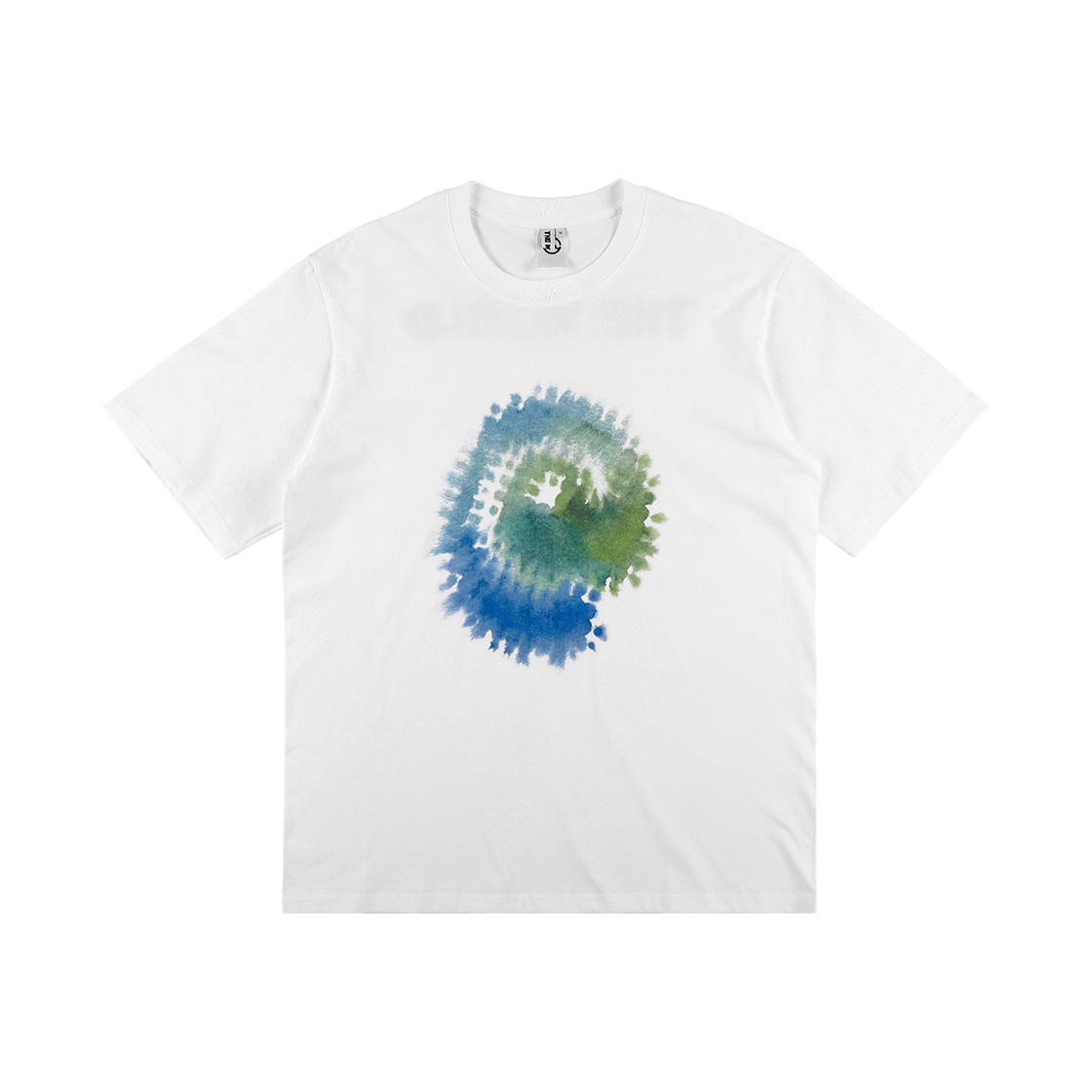 더왈드 워터컬러 앳심볼 코튼티 화이트(THE WARLD Water Color At Symbol Cotton Tee White) - 1