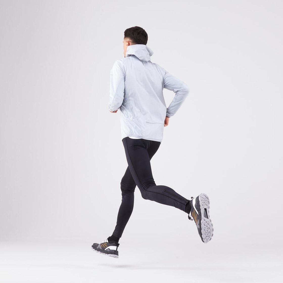데카트론 남성 트레일 러닝 윈드 재킷 런 900 실버 그레이(DECATHLON Men's Trail Running Wind Jacket Run 900 Silver Grey) - 8