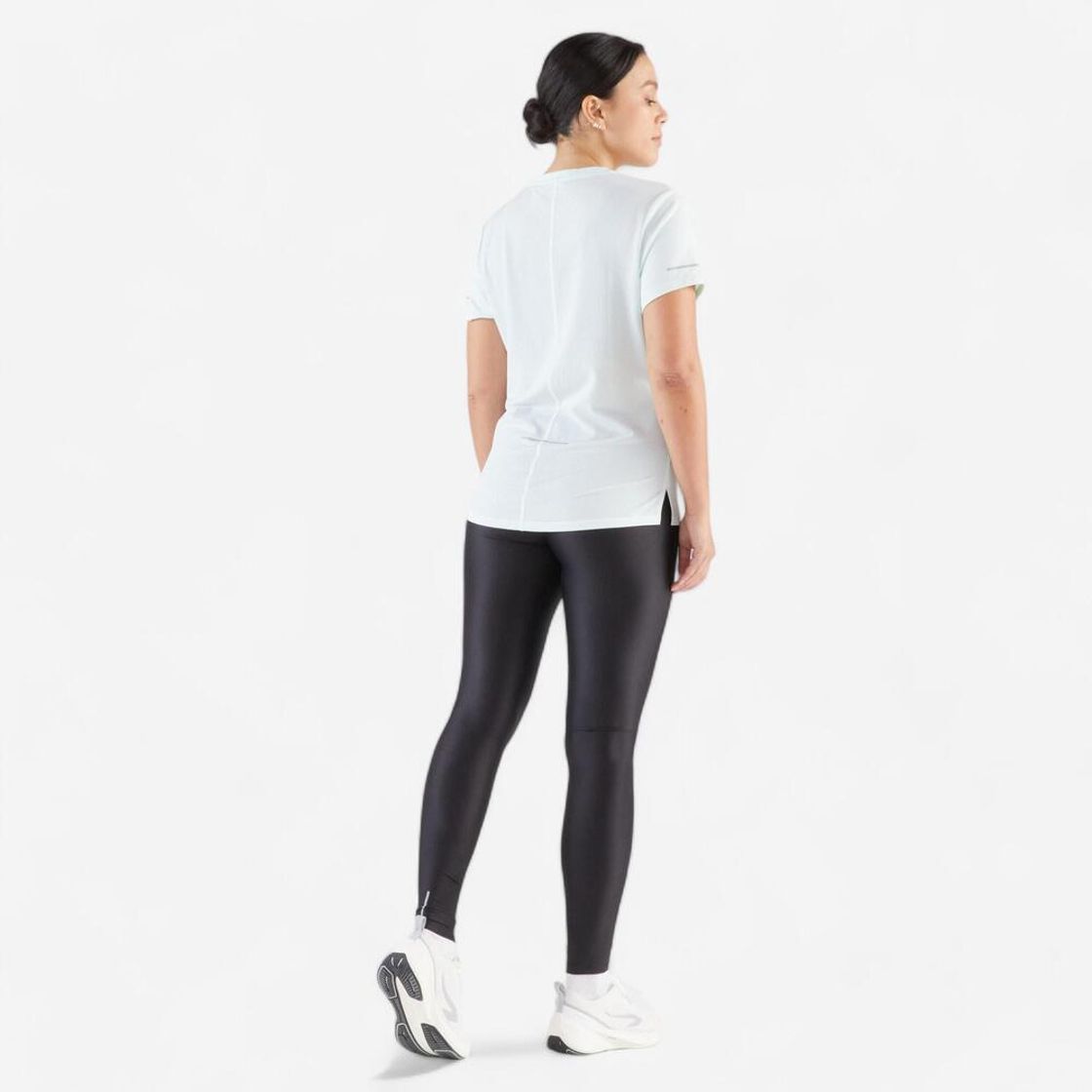 데카트론 여성 러닝 레깅스 런 드라이 100 스모크 블랙(DECATHLON Women's Running Leggings Run Dry 100 Smoked Black) - 6