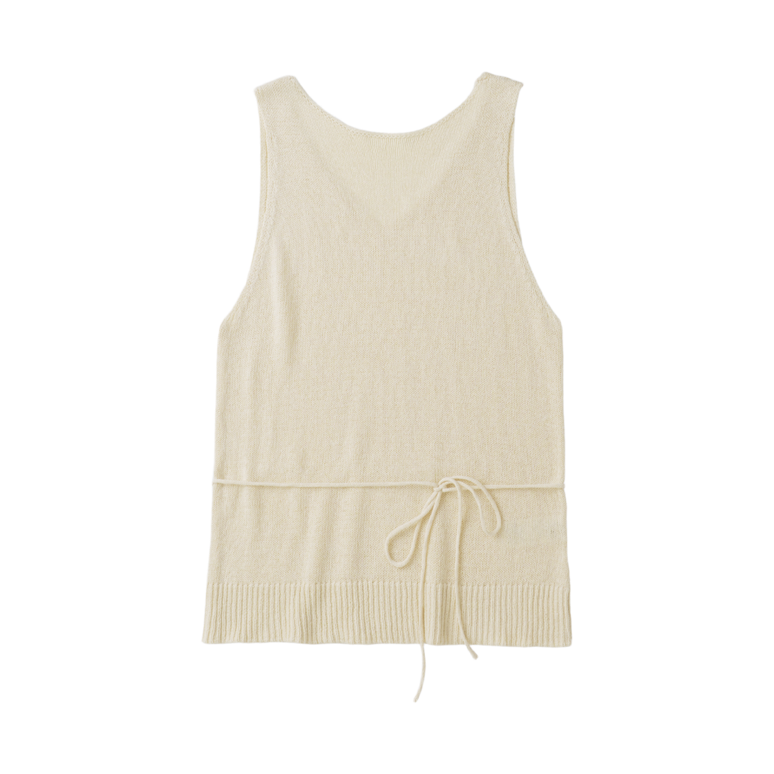 에토아 스트링 니트 베스트 아이보리(aetoa String Knit Vest Ivory)