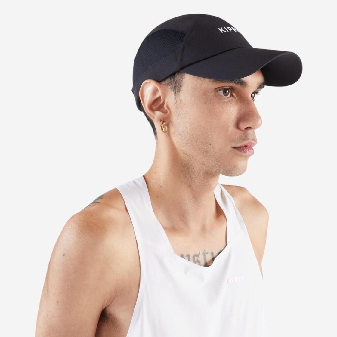 데카트론 러닝 캡 모자 V2 스모크 블랙(DECATHLON Running Cap V2 Smoked Black) - 3