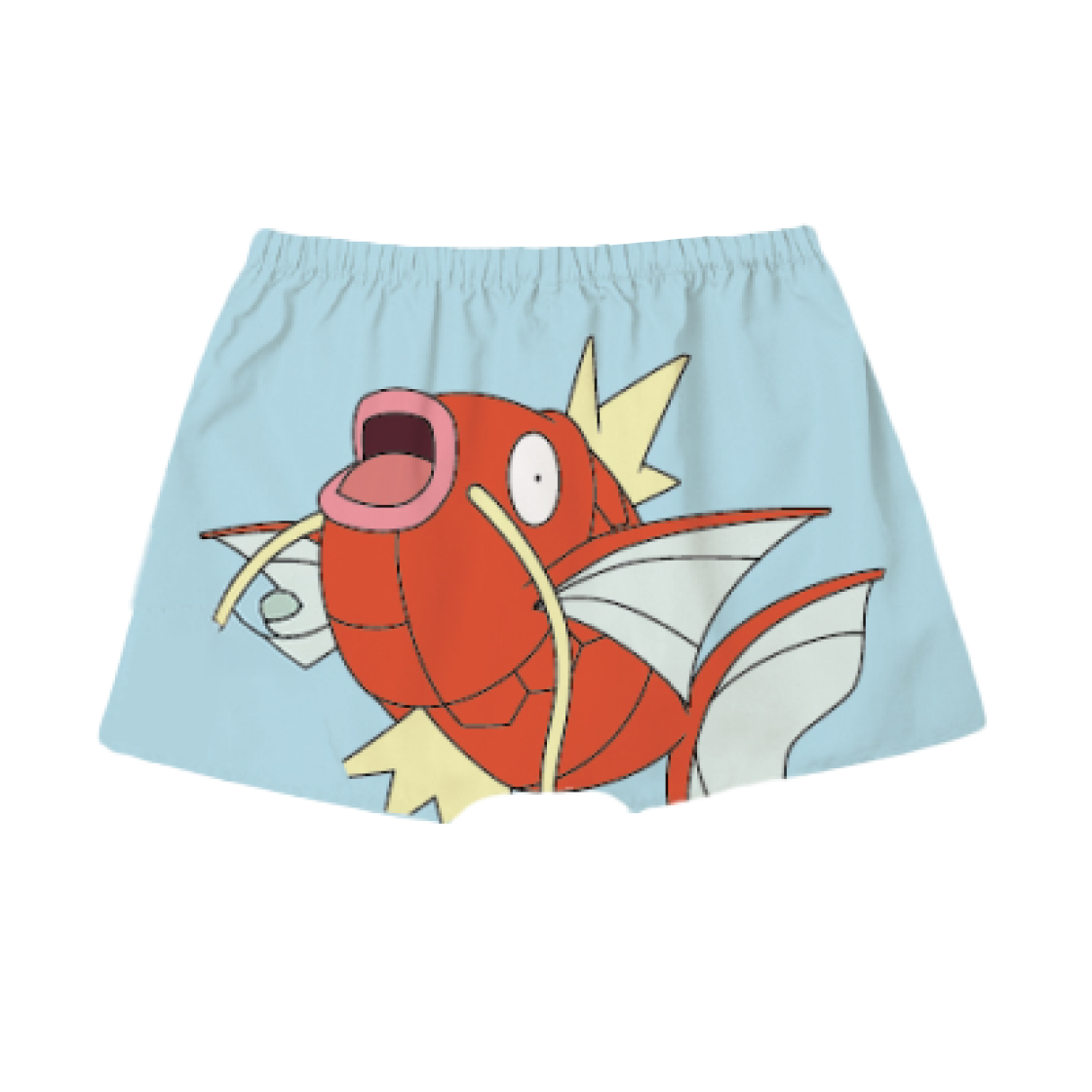 스파오 x 포켓몬 잉어킹 하프팬츠파자마 라이트 블루(Spao x Pokemon Magikarp Half Pants Pajamas Light Blue) - 2