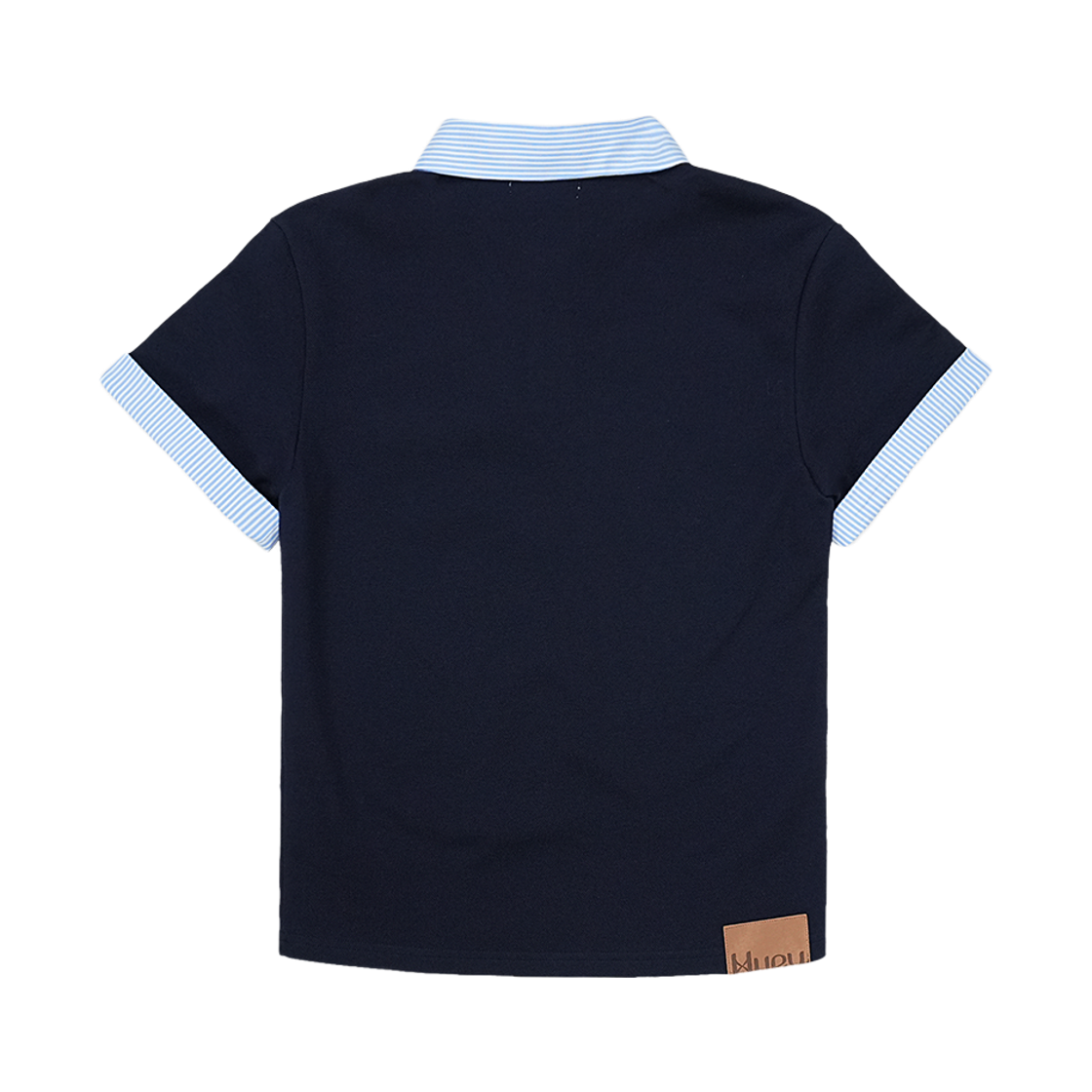 휴이 스트라이프 롤업 폴로 티 네이비(Huey Stripe Rollup Polo Tee Navy) - 2