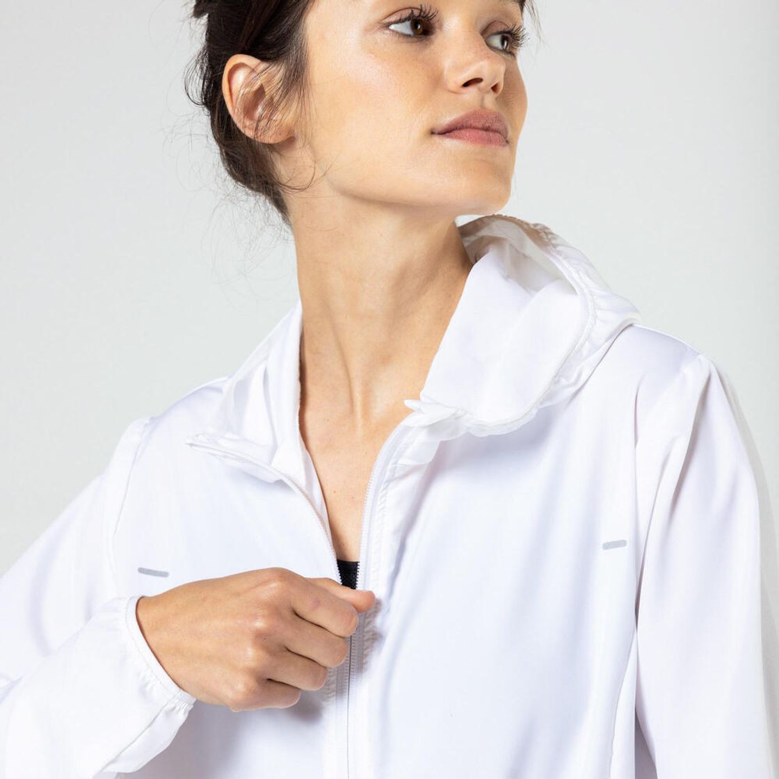 데카트론 여성 러닝 윈드 재킷 런 100 울트라 화이트(DECATHLON Women's Running Wind Jacket Run 100 Ultra White) - 5