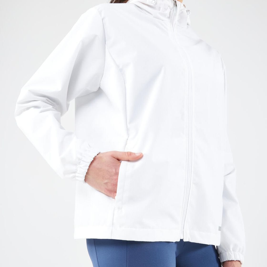 데카트론 여성 러닝 방수 재킷 런 레인 100 울트라 화이트(DECATHLON Women's Running Waterproof Jacket Run Rain 100 Ultra White) - 7