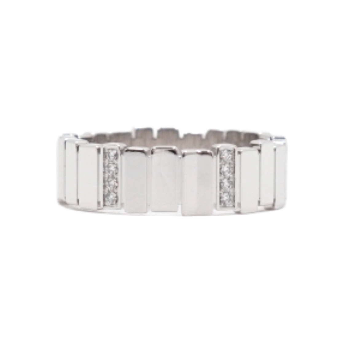 ITORT4WKOMFD Dior JGEM95023 18K White Gold GEM DIOR 0.14CT Diamond Ring