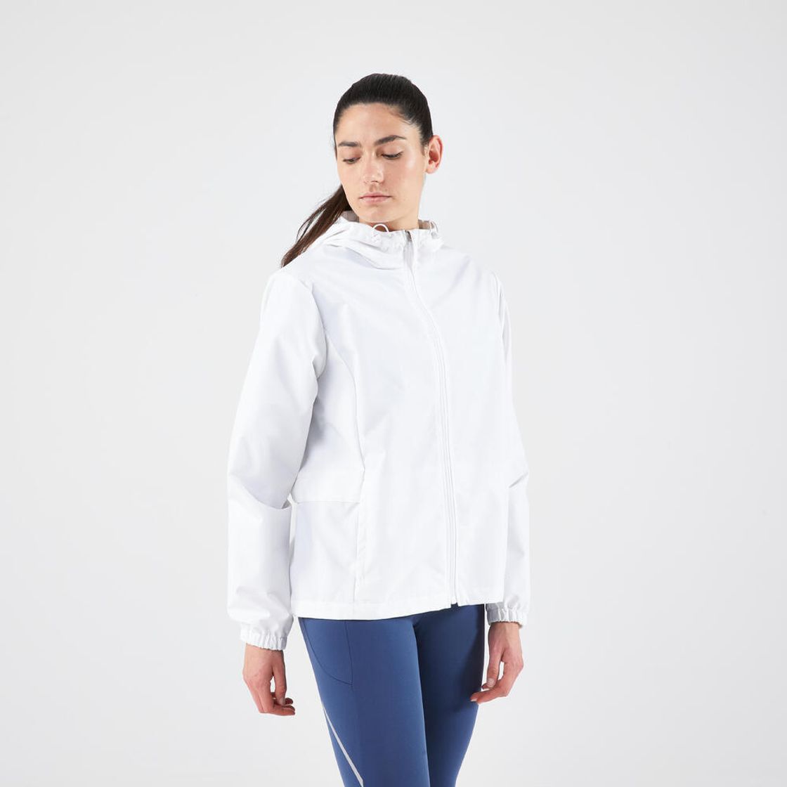 데카트론 여성 러닝 방수 재킷 런 레인 100 울트라 화이트(DECATHLON Women's Running Waterproof Jacket Run Rain 100 Ultra White) - 6