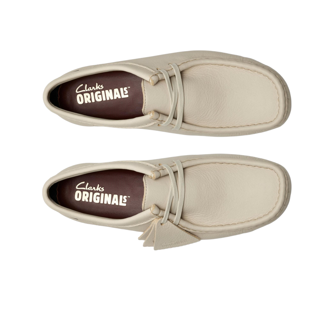 (W) 클락스 왈라비 고어텍스 화이트 레더((W) Clarks Wallabee Gore-Tex White Leather) - 2