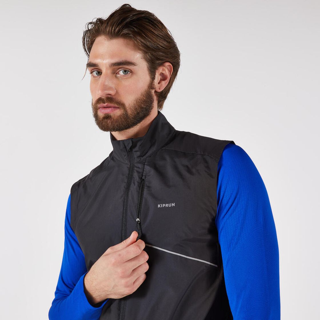 데카트론 남성 러닝 윈드 베스트 런 500 스모크 블랙(DECATHLON Men's Running Wind Vest Run 500 Smoke Black) - 9