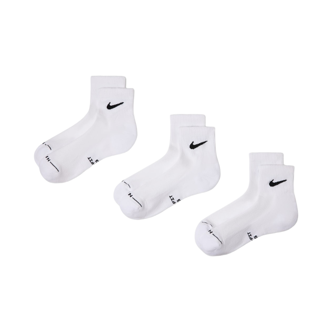 HQ8030-901 Nike Everyday Elevated Ankle Socks Multicolor (3 Pack/Korean Ver.)