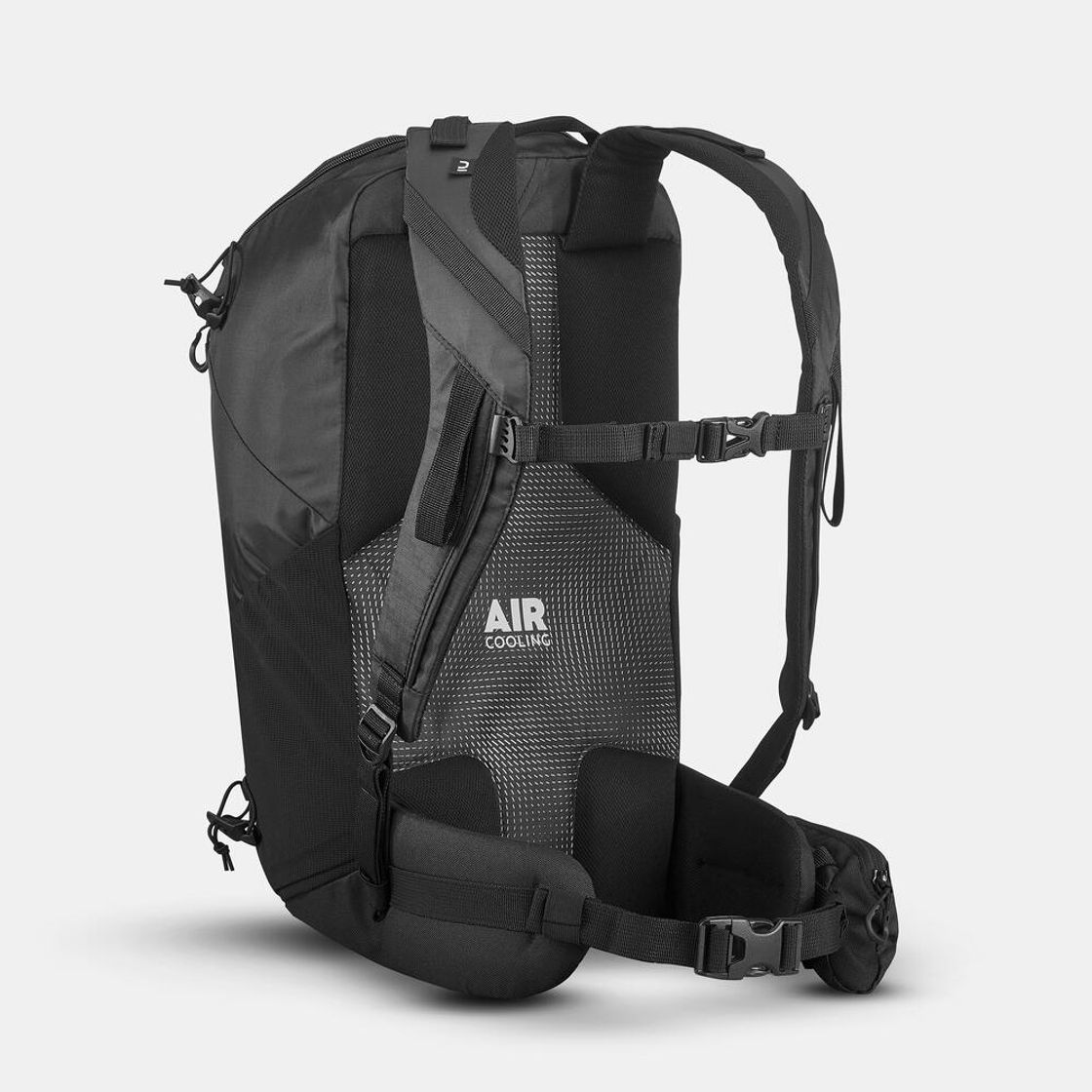 데카트론 등산 백팩 20L MH100 스모크 블랙(DECATHLON Hiking Backpack 20L MH100 Smoked Black) - 3