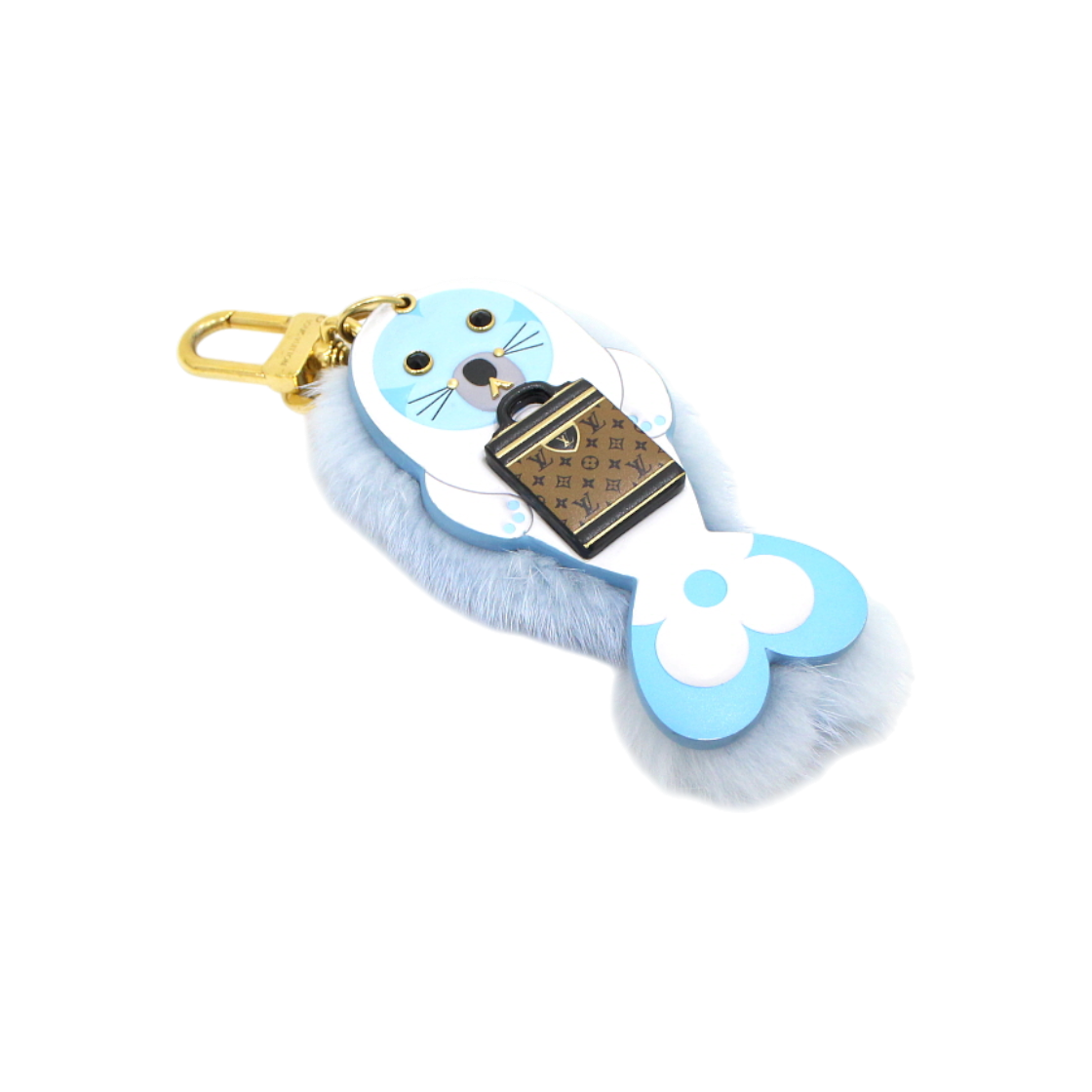 ITT2RHUFQHN3 Louis Vuitton M00550 LV Seal Keychain & Bag Charm