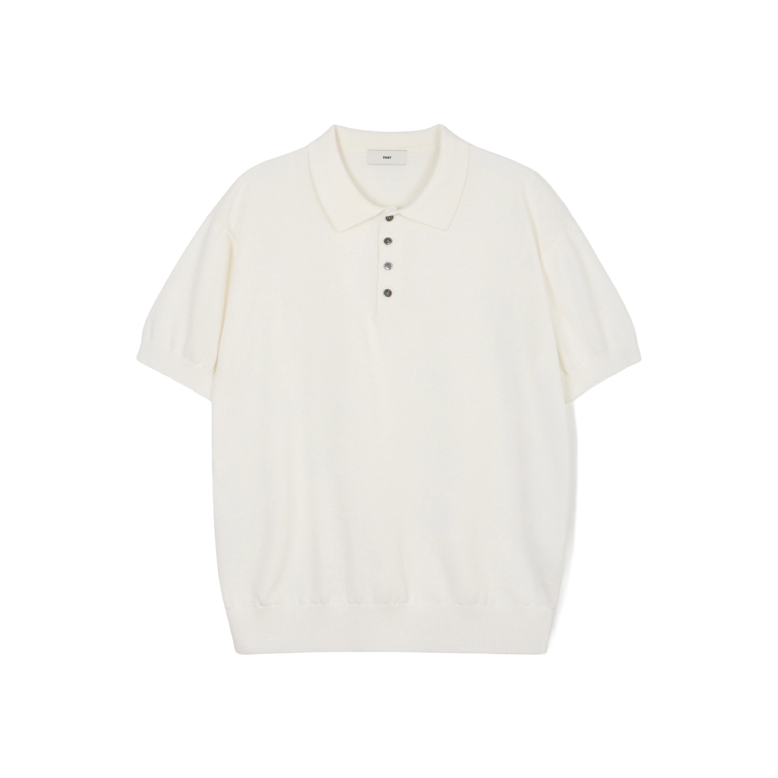 티엔지티 하드 트위스트 워셔블 폴로 니트 화이트(TNGT Hard Twist Washable Polo Knit White) - 1